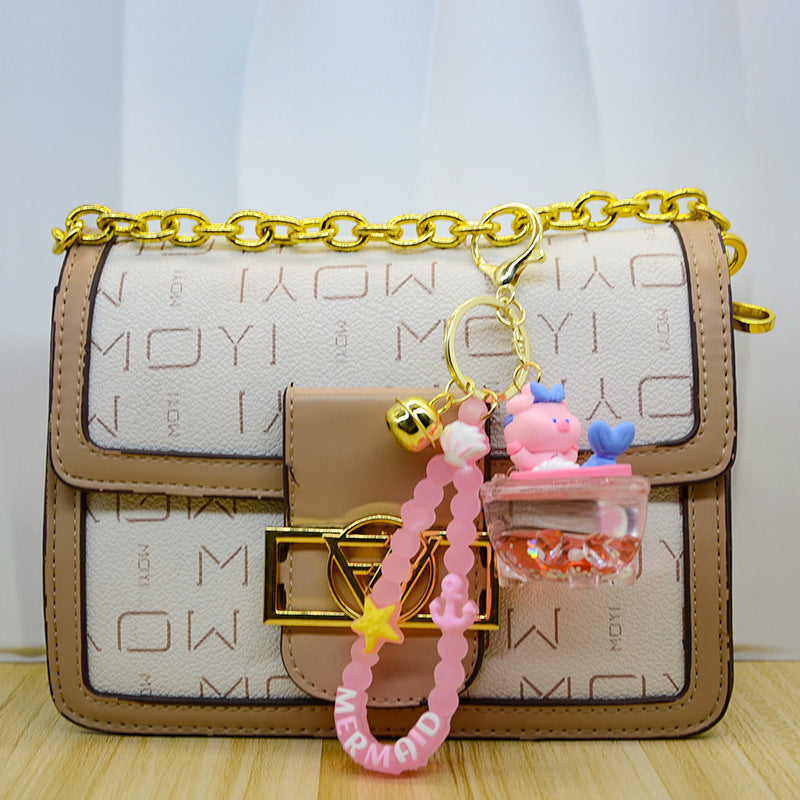 Wholesale Cartoon Animal Bathtub Oil Keychain